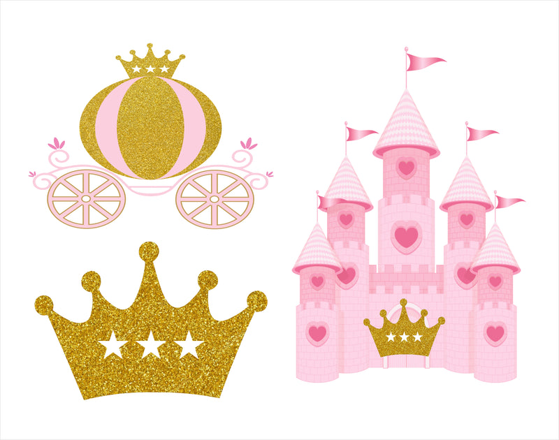 Princess Birthday Party Table Toppers for Decoration