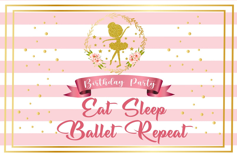 Ballerina Theme Birthday Party Table Mats for Decoration