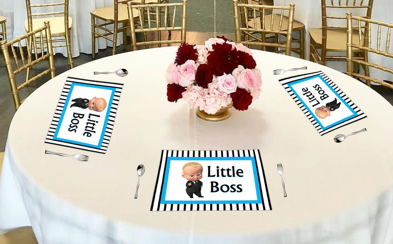 Boss Baby Birthday Table Mats for Decoration