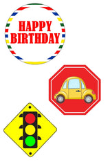 Transport Theme Table Top For Birthday Decoration