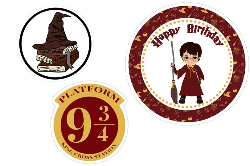 Harry Potter theme Birthday Party Table Toppers for Decoration