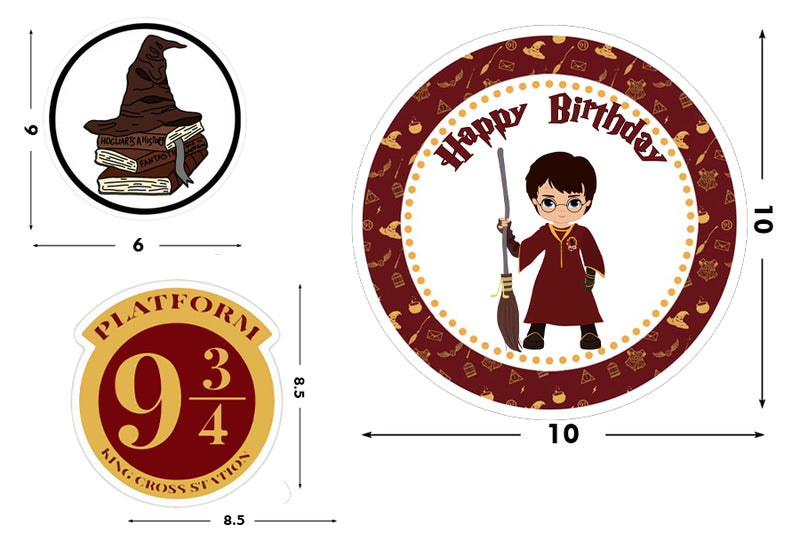 Harry Potter theme Birthday Party Table Toppers for Decoration