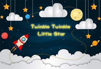 Space Theme Party Backdrop
