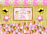 Twins Girls Theme Complete Birthday Party Set for Girls