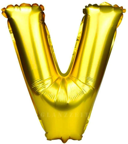 16 Inch V Alphabet Letter Ballons Birthday Balloons Gold Foil Letter Balloons Birthday Party Decorations Kids