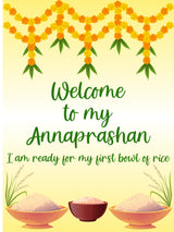 Annaprashan Welcome Sign Board