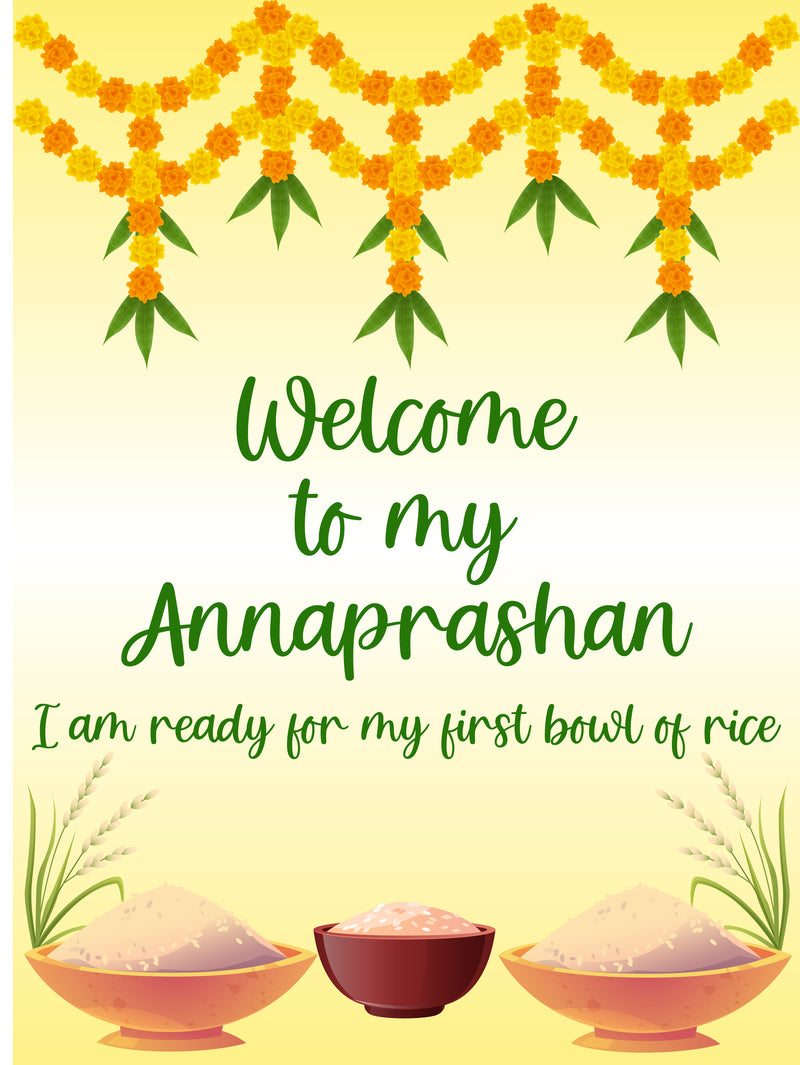 Annaprashan Welcome Sign Board