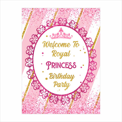 Princess Birthday Party Welcome Board