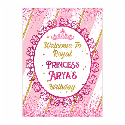 Princess Birthday Party Welcome Board