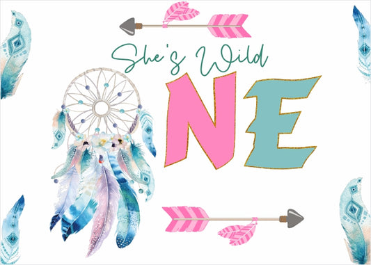 Wild One Birthday Party Backdrop