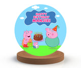 Peppa Pig Theme Birthday Party Backdrop