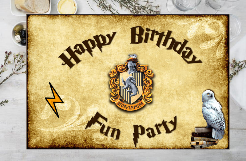 Harry Potter Theme Birthday Table Mats for Decoration