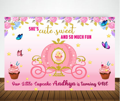 Personalize Princess Backdrop Banner