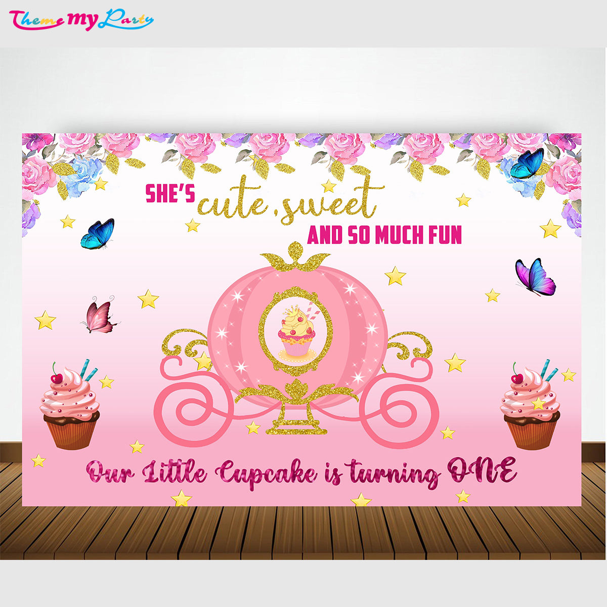 Butterflies & Fairies Theme Party Backdrop