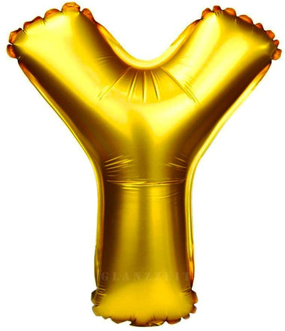 16 Inch Y Alphabet Letter Balloons Birthday Balloons Gold Foil Letter Balloons Birthday Party Decorations Kids