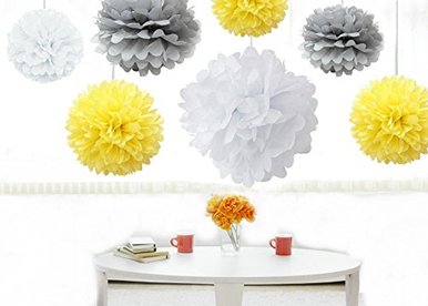 Tissue Paper Pompom for Decorations
